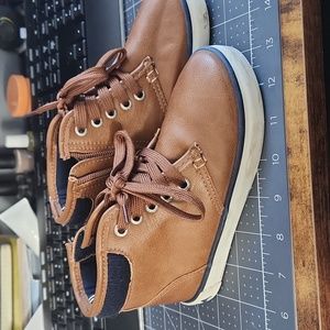 Nautica boys 11 brown zip up boots